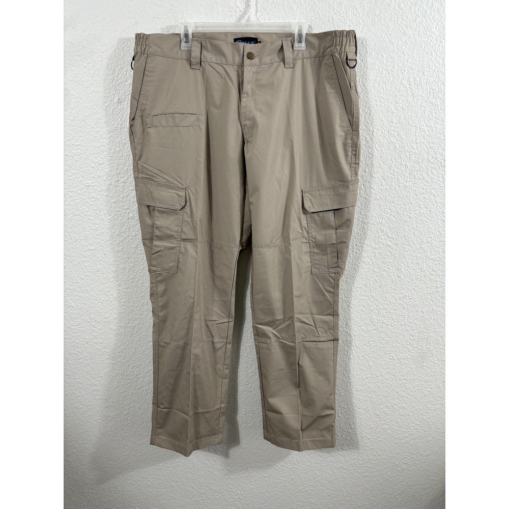 Galls Tac Force Tactical Pants Womens 18 32 Khaki‎ Ripstop Cargo Work TR2598